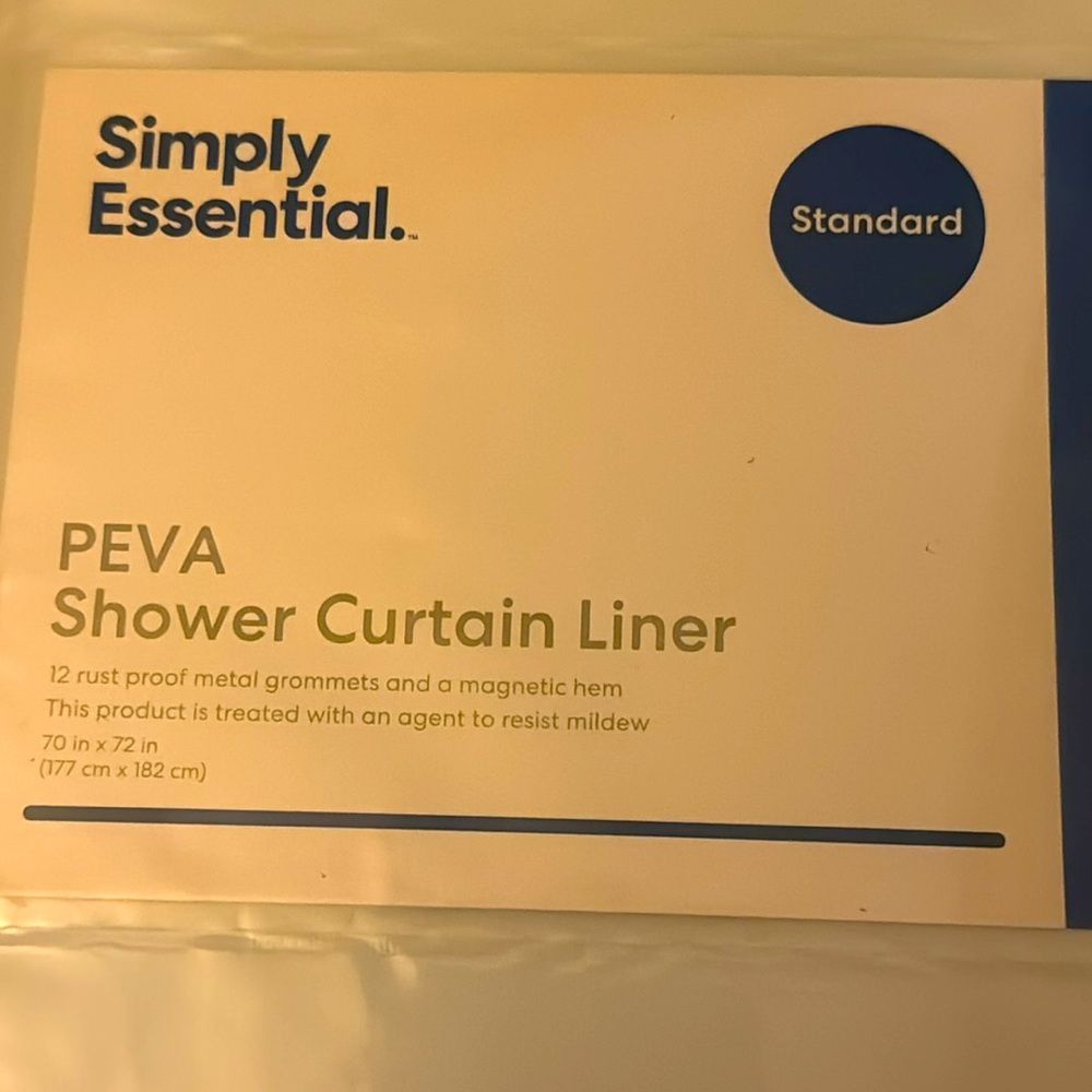 (2) Shower Curtain Liners - Picture 2 of 3